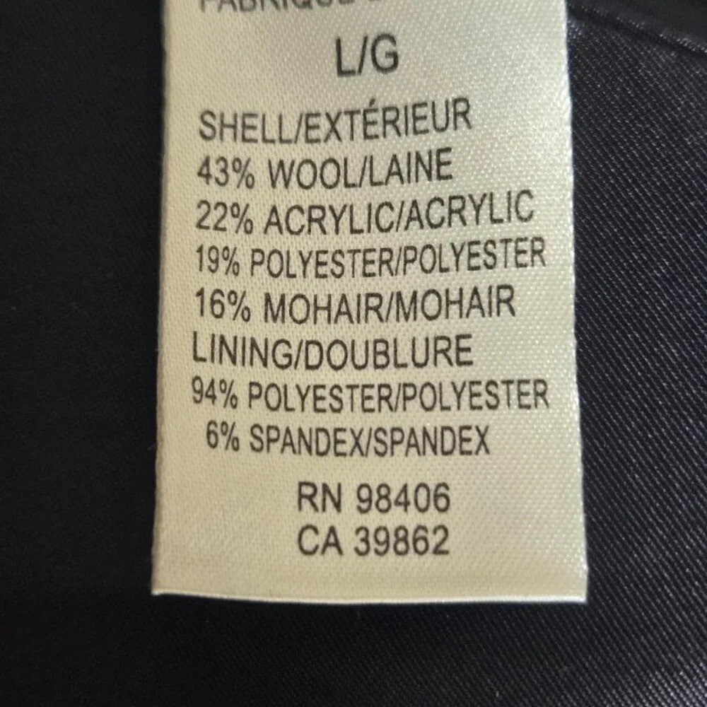 Theory Women's Grey and Black Coat